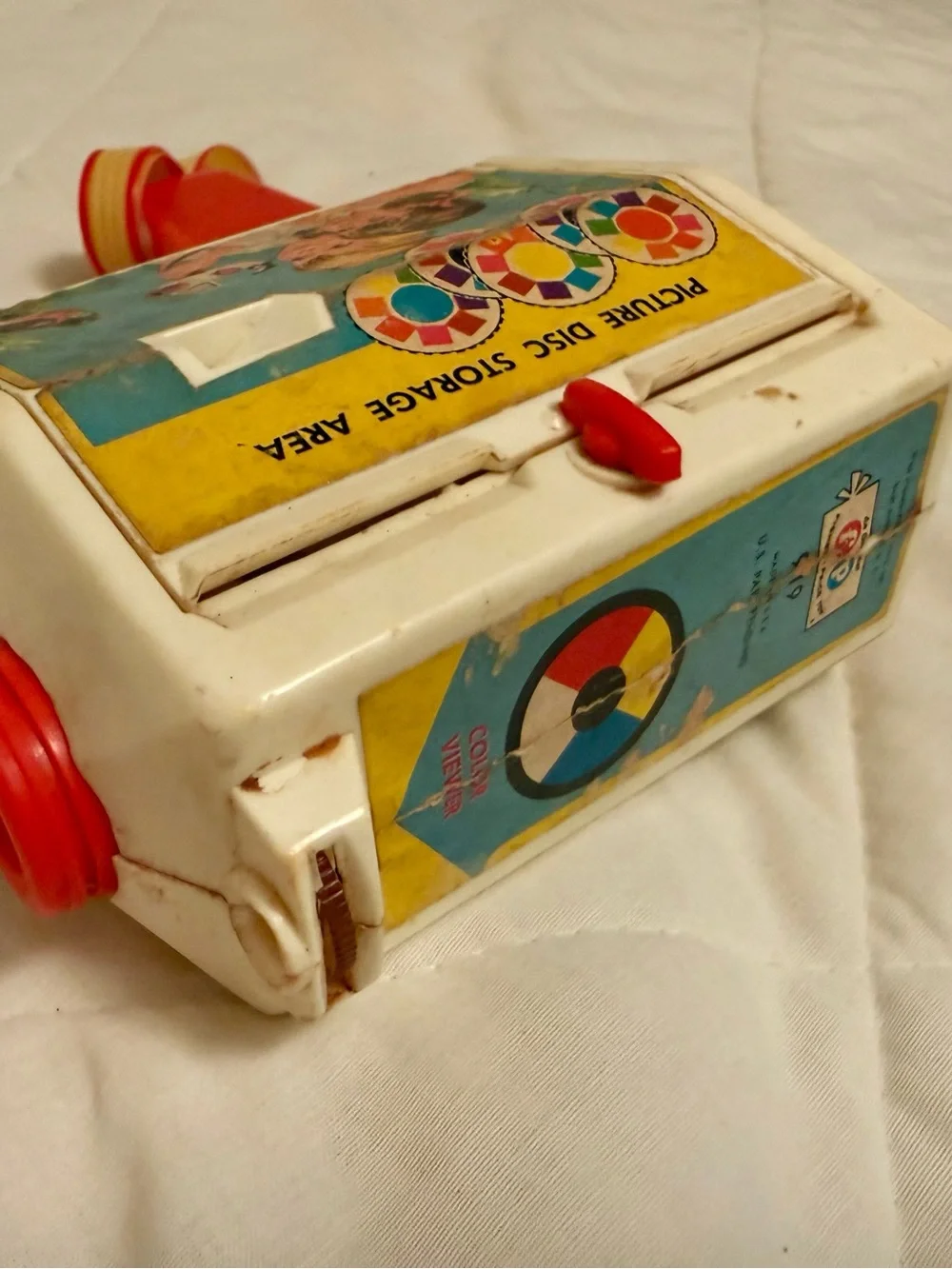 Vintage Fisher Price Music Box Movie Camera Toy